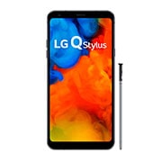 Vista frontal de LG Q Stylus LMQ710FM