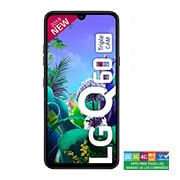Vista frontal de LG Q60 Triple CAM LMX525HA