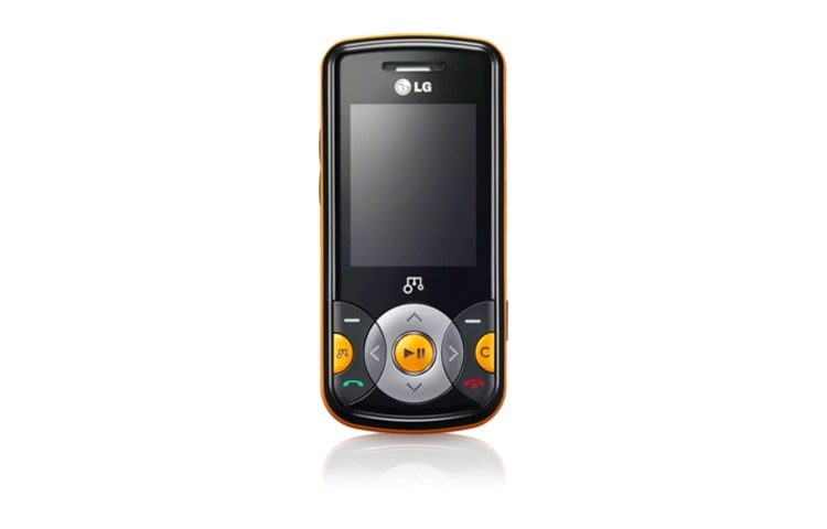 Vista frontal de Cámara de 2MP, reproduce MP3 y salida para TV. GM210
