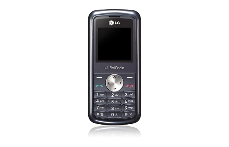 Vista frontal de Radio FM con bateria de larga duracion KP105A