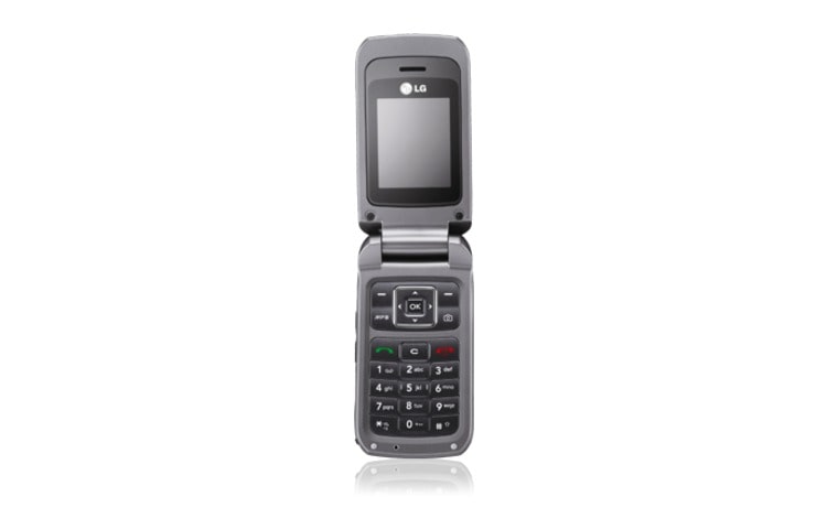 LG Clamshell VGA con reproductor de MP3 y memoria externa, KP210A