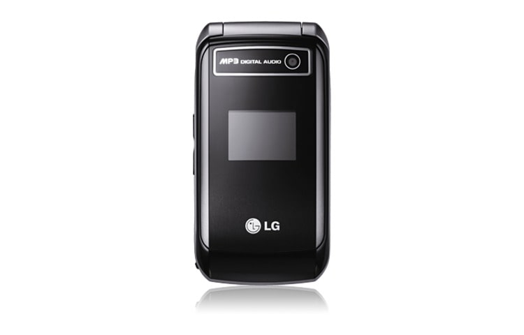 Vista frontal de Clamshell VGA con reproductor de MP3 y memoria externa KP215A
