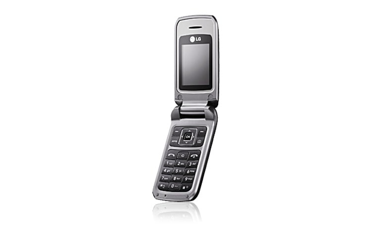 LG Clamshell VGA con reproductor de MP3 y memoria externa, KP215A