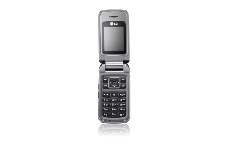 LG Clamshell VGA con reproductor de MP3 y memoria externa, KP215A