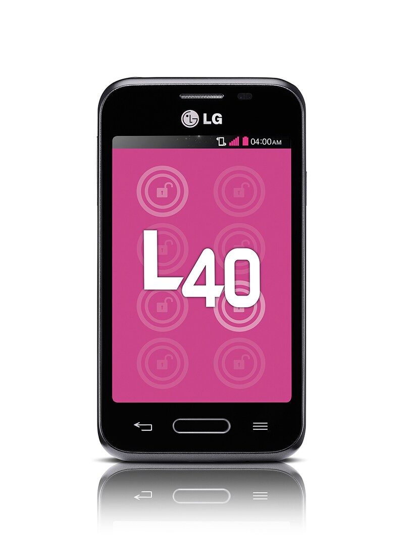 LG L40, smartphone con pantalla IPS de 3,5'', Android 4.4 Kit Kat, procesador Dual Core de 1.2 GHz, cámara de 3MP y batería de 1540 mAH, LGD160J