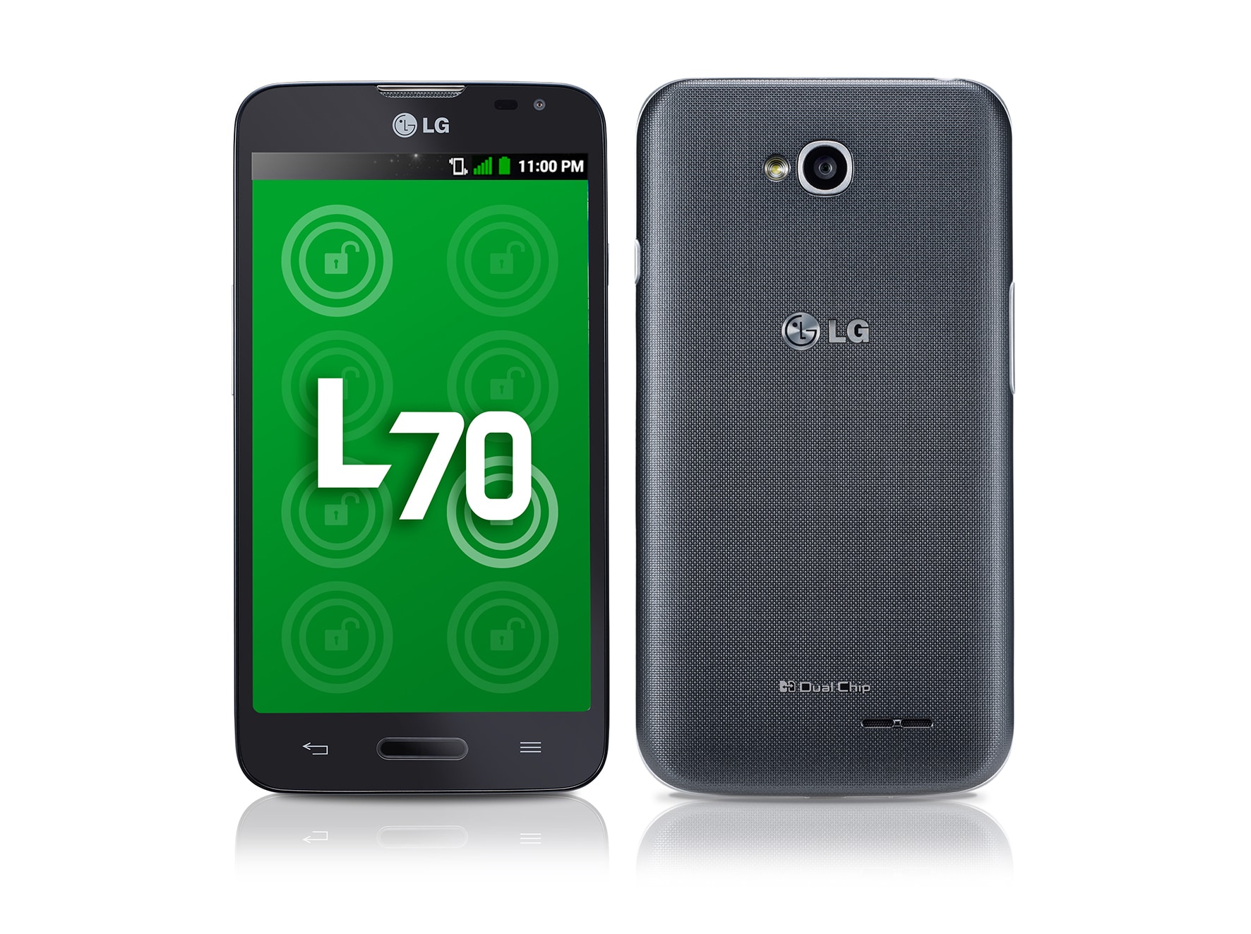LG L70, smartphone con pantalla IPS de 4,5'', Android 4.4 Kit Kat, procesador Dual Core de 1,2 GHz y batería de 2100mAH, LGD320