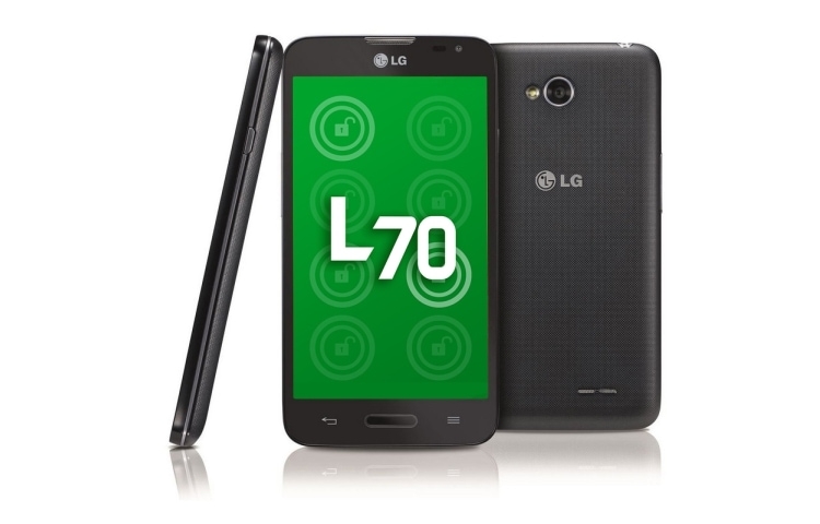 LG L70, smartphone con pantalla IPS de 4,5'', Android 4.4 Kit Kat, procesador Dual Core de 1,2 GHz y batería de 2100mAH, LGD320