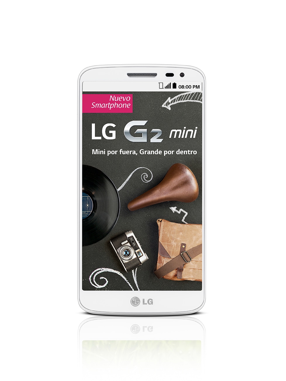 LG Smartphone Android 3G con botón trasero, pantalla 4'7" IPS, procesador 1.2 GHZ Quad Core y batería de larga duración de 2.440 MAH, LGD618 Blanco