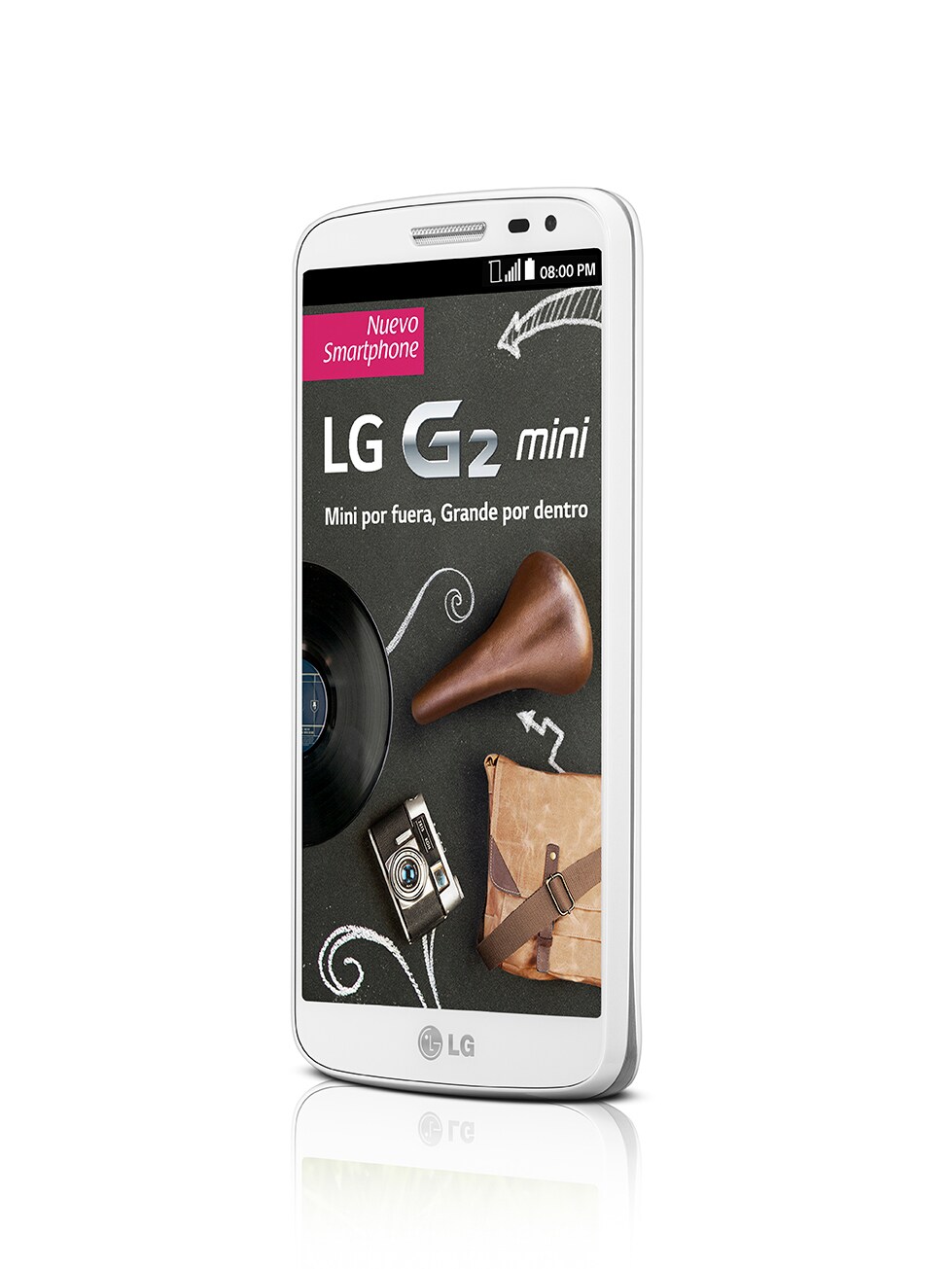 LG Smartphone Android 3G con botón trasero, pantalla 4'7" IPS, procesador 1.2 GHZ Quad Core y batería de larga duración de 2.440 MAH, LGD618 Blanco