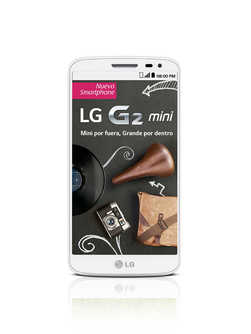 LG Smartphone Android 4G con botón trasero, pantalla 4'7" IPS, procesador 1.7 GHZ Quad Core y batería de larga duración de 2.440 MAH, LGD625 Blanco
