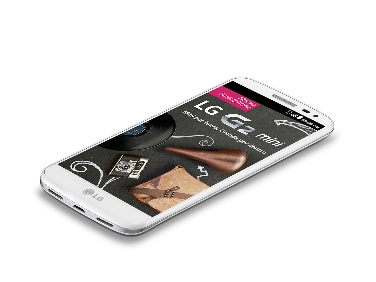 LG Smartphone Android 4G con botón trasero, pantalla 4'7" IPS, procesador 1.7 GHZ Quad Core y batería de larga duración de 2.440 MAH, LGD625 Blanco