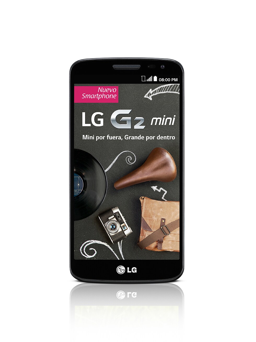 LG Smartphone Android 4G con botón trasero, pantalla 4'7" IPS, procesador 1.7 GHZ Quad Core y batería de larga duración de 2.440 MAH, LGD625