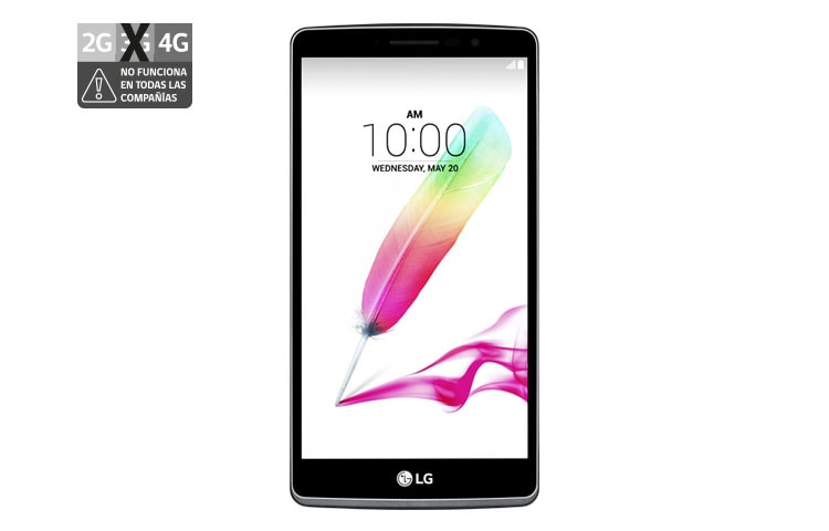 Vista frontal de LG G4 Stylus LTE LG G4 Stylus LTE