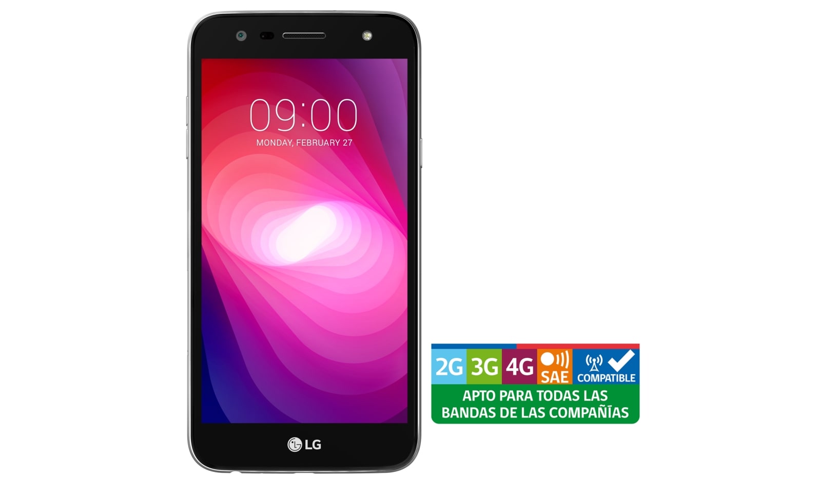 Vista frontal de LG X Power 2 LGM320F