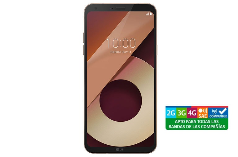Vista frontal de LG Q6 Gold LG Q6 Gold