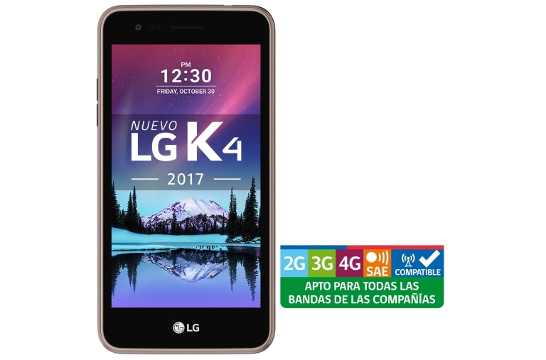 Vista frontal de K4 Lite LGX230F