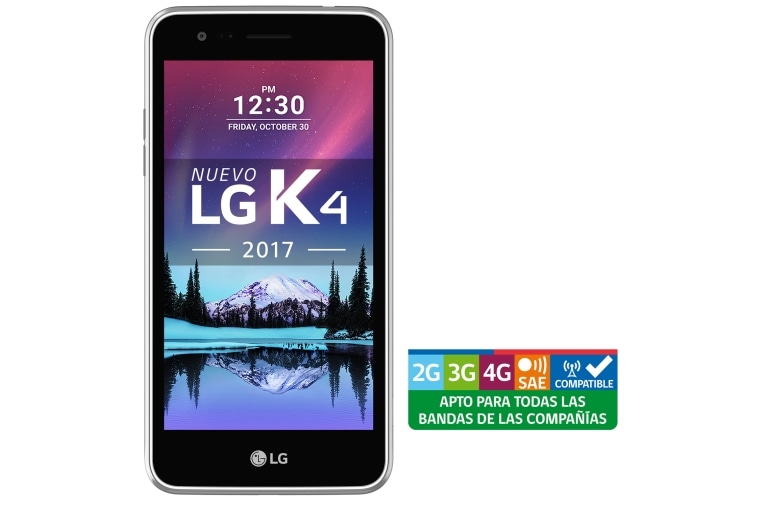 Vista frontal de LG K4 (2017) LG K4