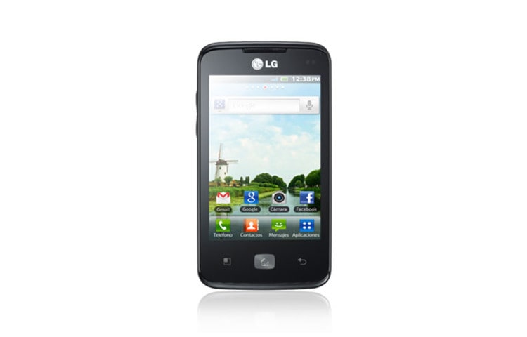 Vista frontal de Ten en tus manos la manera mas simple de compartir contenidos. Optimus Hub E510