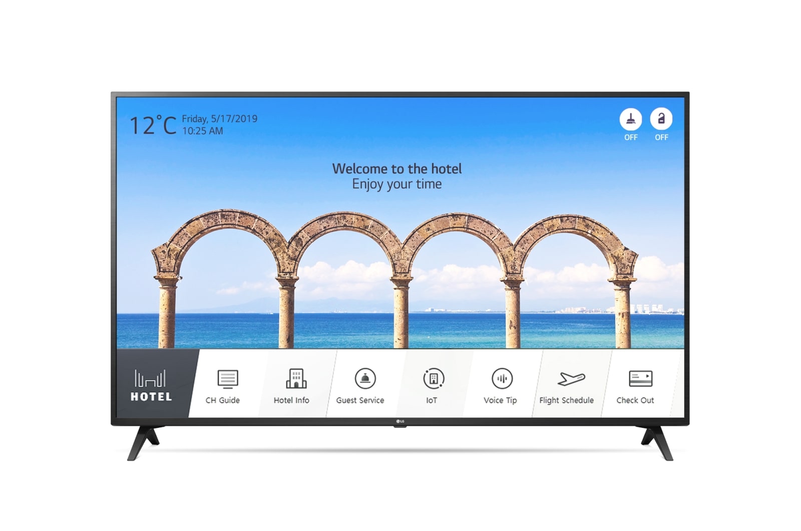 Vista frontal de Serie UT660H 55UT660H0SA