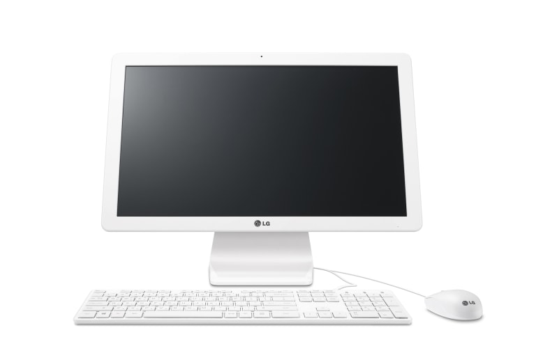 Vista frontal de LG All In One PC 22V240 LG All In One PC 22