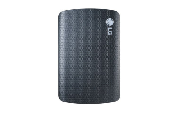 Vista frontal de Disco duro portable de 1TB de capacidad. HXD71TB
