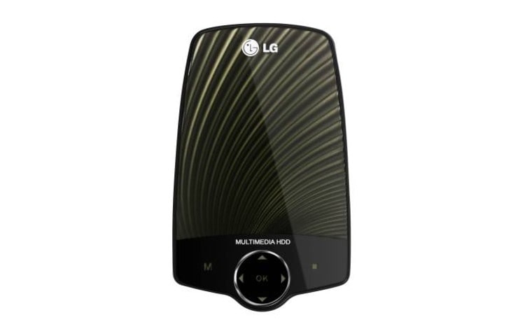 Vista frontal de Disco Duro Multimedia 500 GB Full HD con MKV XF2N50BAC
