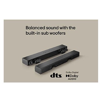 Tarjeta USP: Sonido equilibrado con los subwoofers integrados.