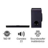 SoundBar LG SQC1 con 160W de potencia y 2.1 canales