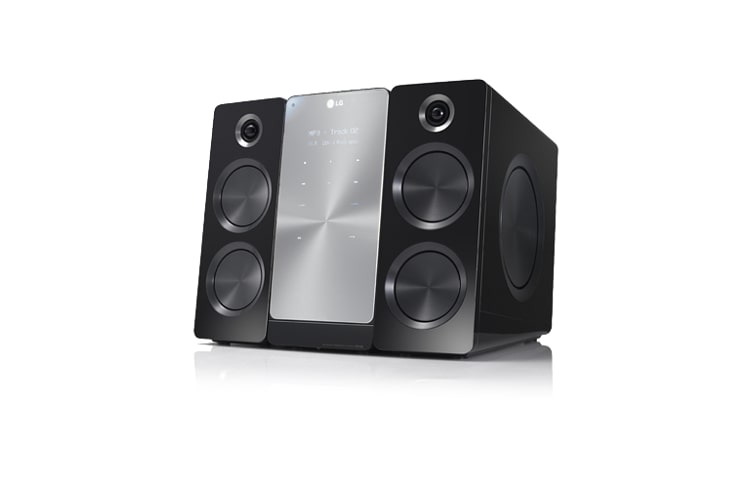 LG Microcomponente DVD de 160W potencia con iPod Docking, FB166