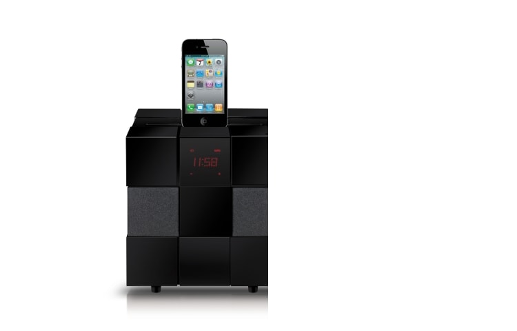 LG Este microcomponente de 80W de potencia, está pensado para tus dispositivos de reproducción portátiles. Reproduce iPod/iPhone/iPad, tiene puerto USB, Portable in y además los complementa con reproducción vía Bluetooth y AirPlay., ND8520