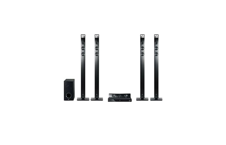 Vista frontal de Blu-Ray Home Theater 3D Sound, de 1.100 W potencia, 9.1 canales con Full HD y Full Conectividad HX906TXW