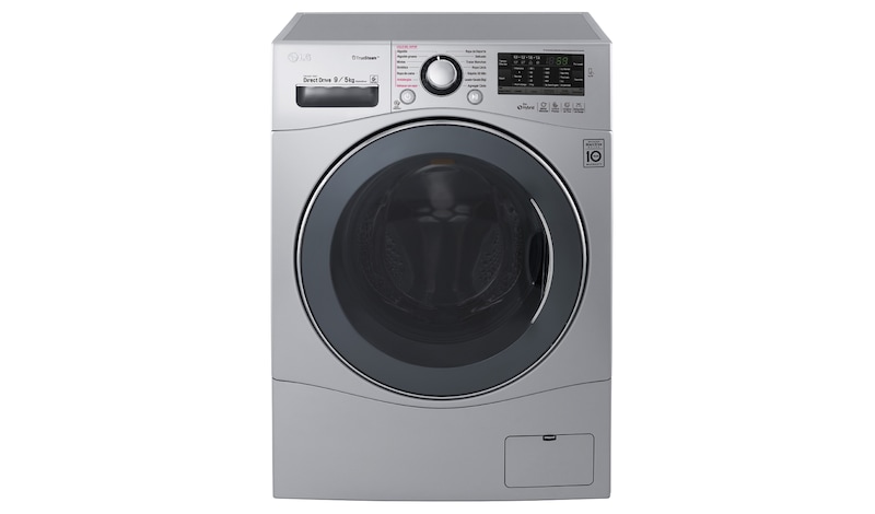 LG Lavadora de 9 Kg y Secadora de 5 Kg con tecnología 6Motion DD, F0903RDP