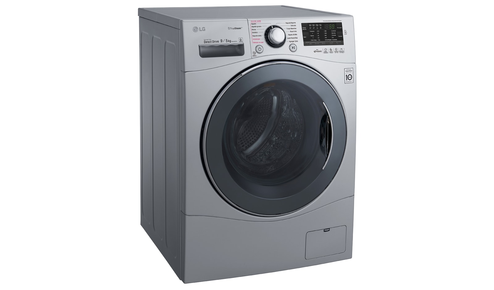 LG Lavadora de 9 Kg y Secadora de 5 Kg con tecnología 6Motion DD, F0903RDP