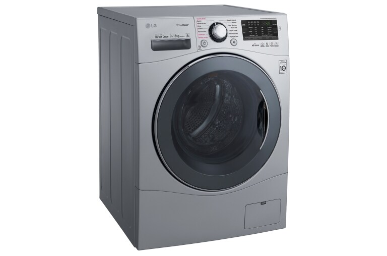 LG Lavadora de 9 Kg y Secadora de 5 Kg con tecnología 6Motion DD, F0903RDP