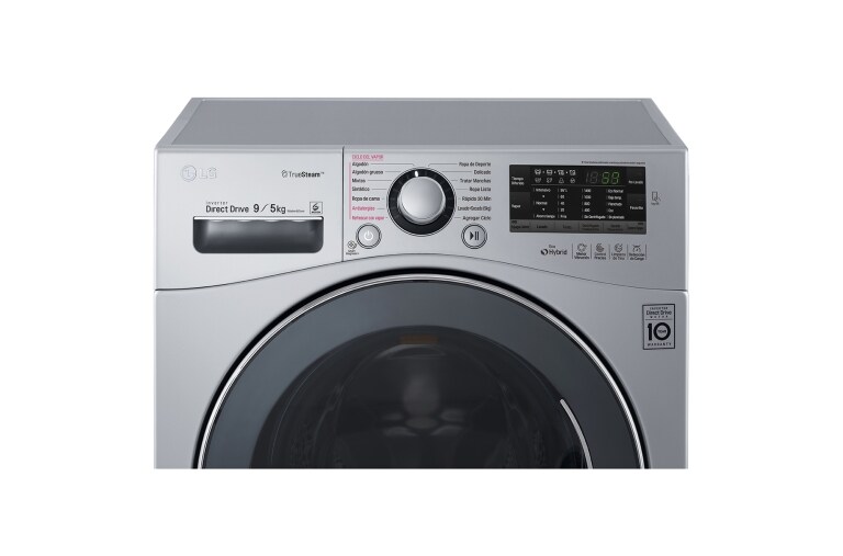 LG Lavadora de 9 Kg y Secadora de 5 Kg con tecnología 6Motion DD, F0903RDP