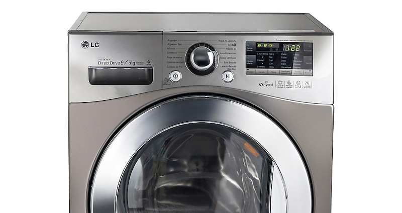 LG Lavadora de 9 Kg y Secadora de 5 Kg con tecnología 6Motion DD, F0903RDT