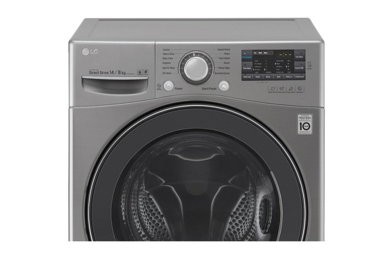 LG Lavadora de 14Kg y Secadora de 8Kg con tecnología 6Motion DD, F1403RDTG