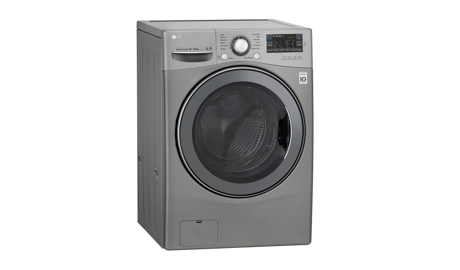 LG Lavadora de 14Kg y Secadora de 8Kg con tecnología 6Motion DD, F1403RDTG