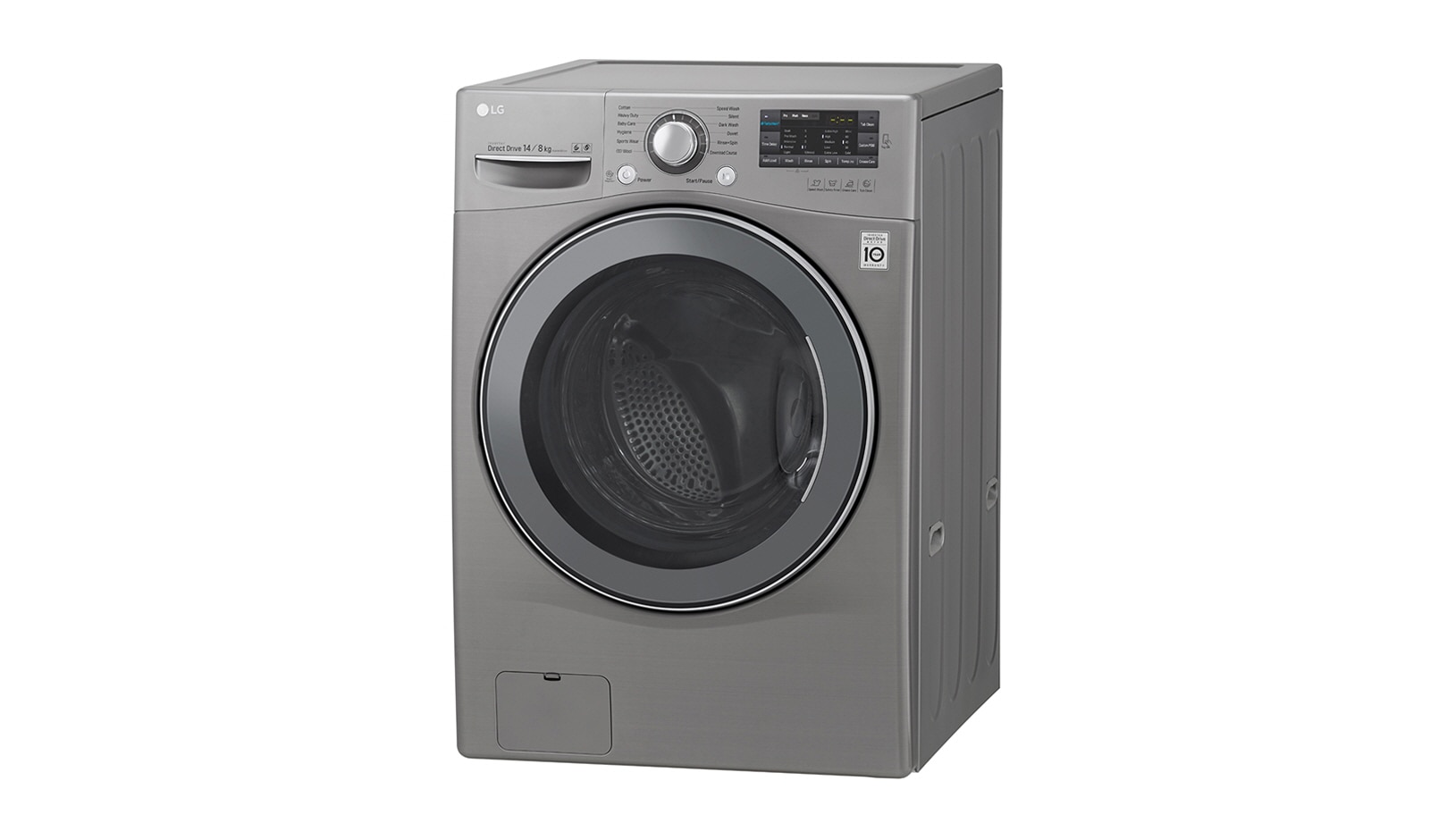 LG Lavadora de 14Kg y Secadora de 8Kg con tecnología 6Motion DD, F1403RDTG