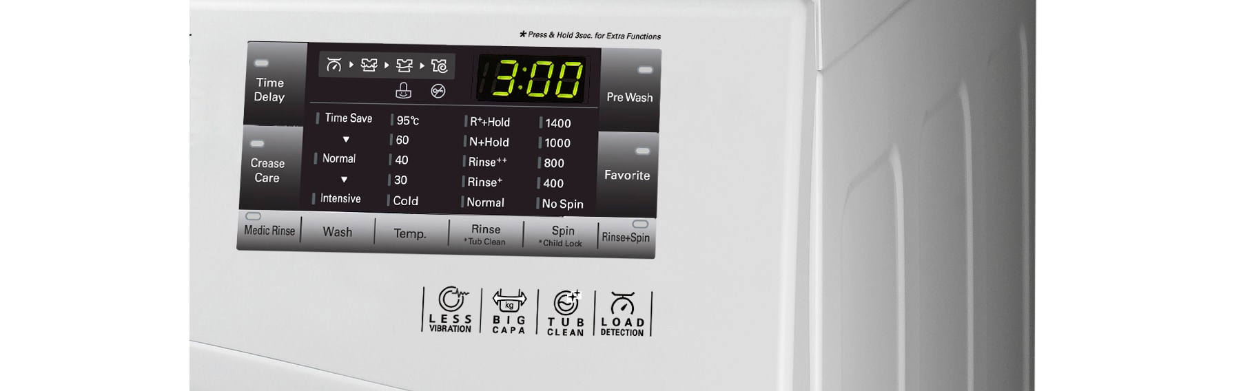 LG Lavadora de 10,5 Kg con tecnología 6Motion DD, F1410FD