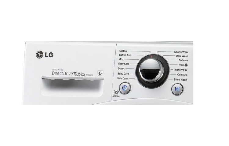 LG Lavadora de 10,5 Kg con tecnología 6Motion DD, F1410FD