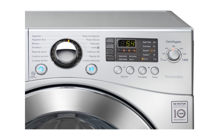 LG Lavadora de 10 Kg con tecnología 6Motion DD, F1410FD5