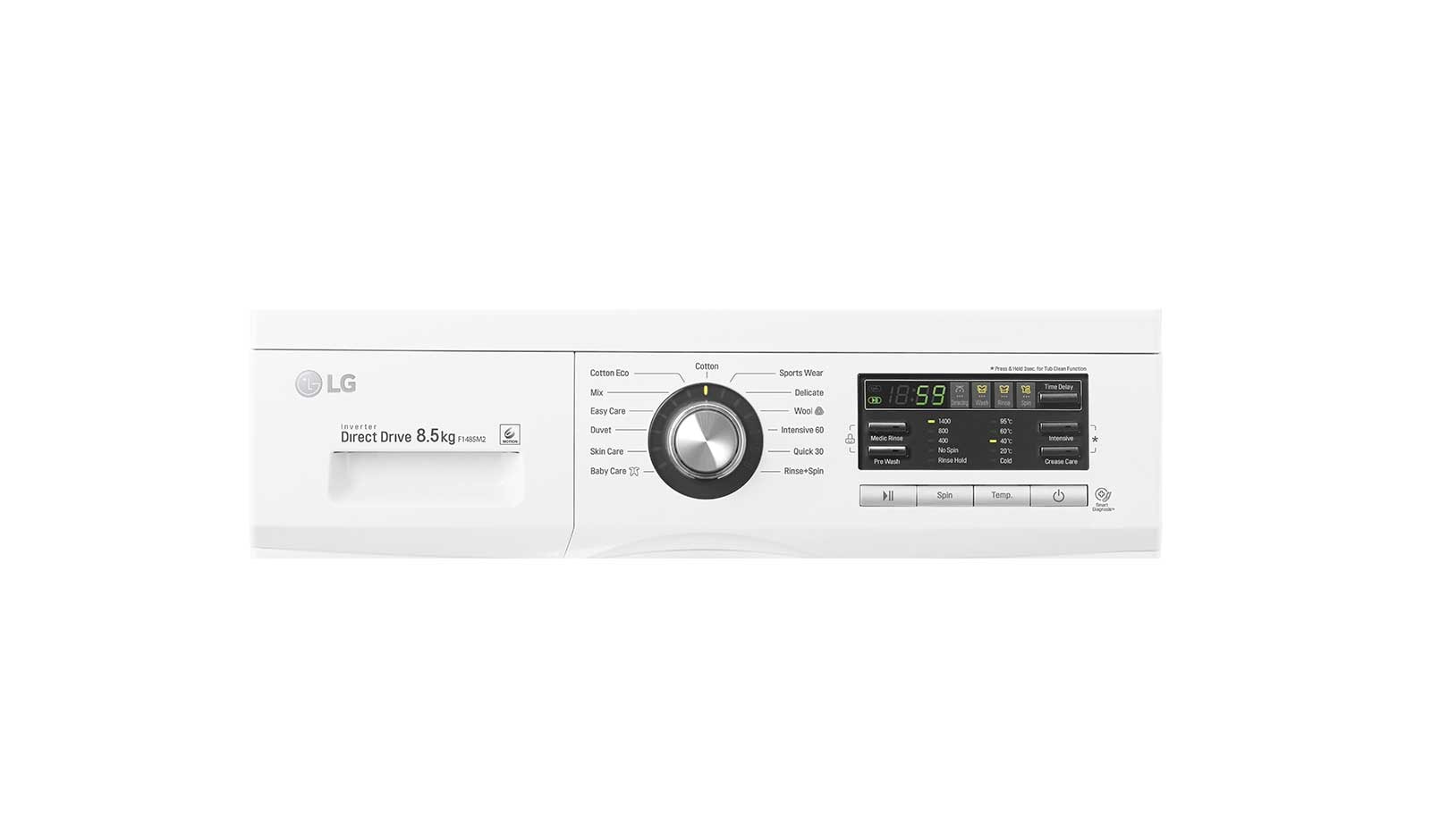 LG Lavadora 8,5 Kg con tecnología 6Motion DD, F1485M2
