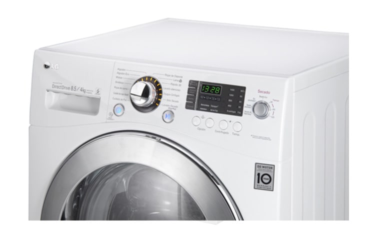 LG Lavadora de 8,5 Kg y Secadora de 4 Kg con tecnología 6Motion DD, F1485RD