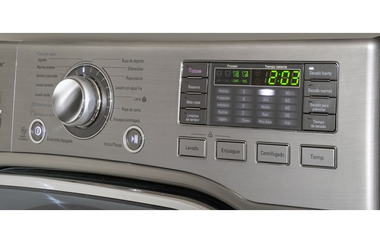 LG Lavadora de 20 Kg y Secadora de 9 Kg con tecnología 6Motion DD, F2004RDT