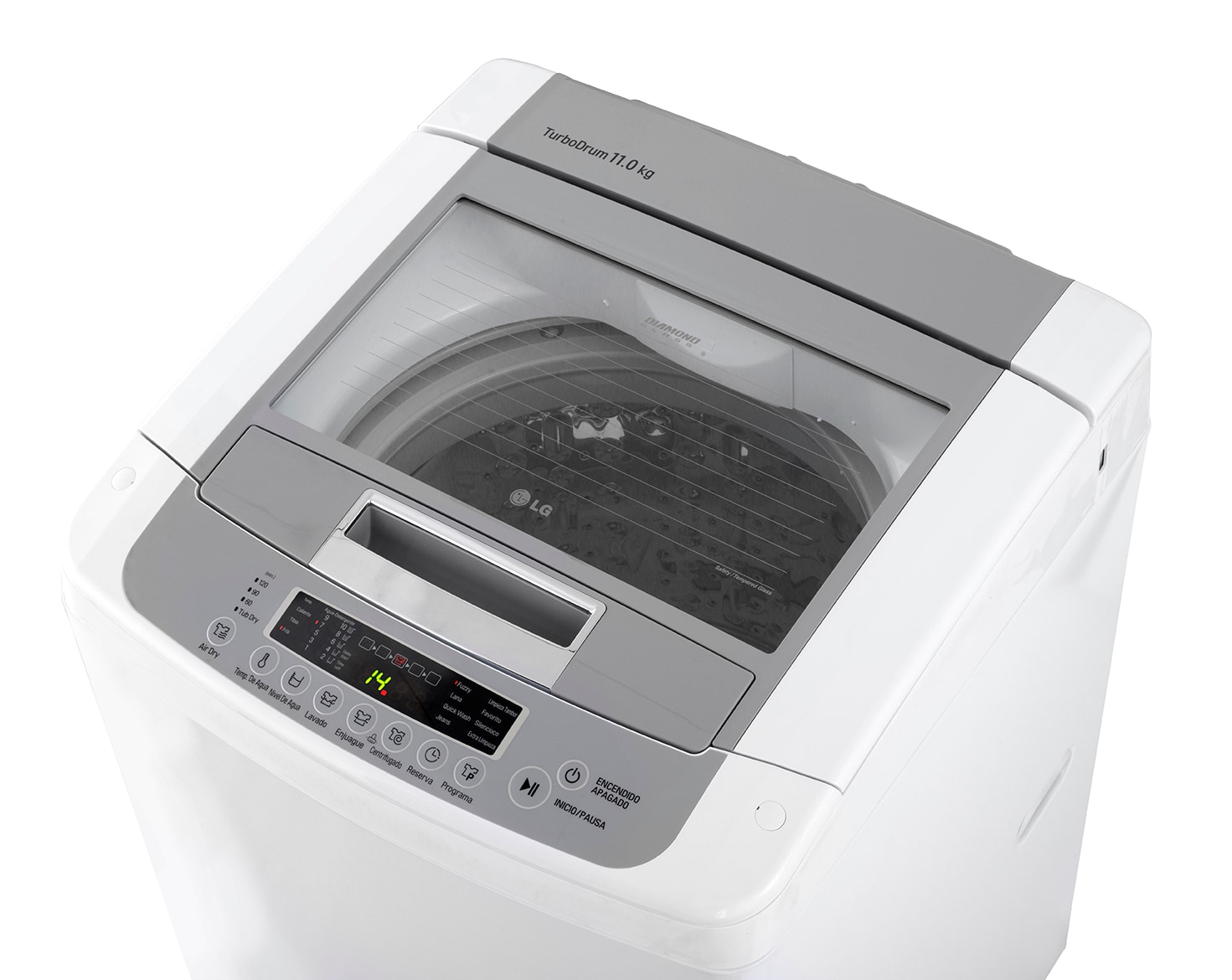 LG Lavadora de 11 Kg con tecnología Turbo Drum, T1107TDFT