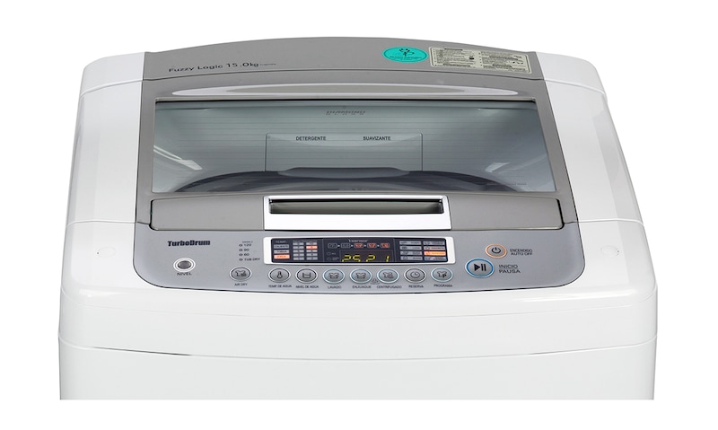 LG Lavadora de 15 Kg con tecnología Turbo Drum, T1507TPX