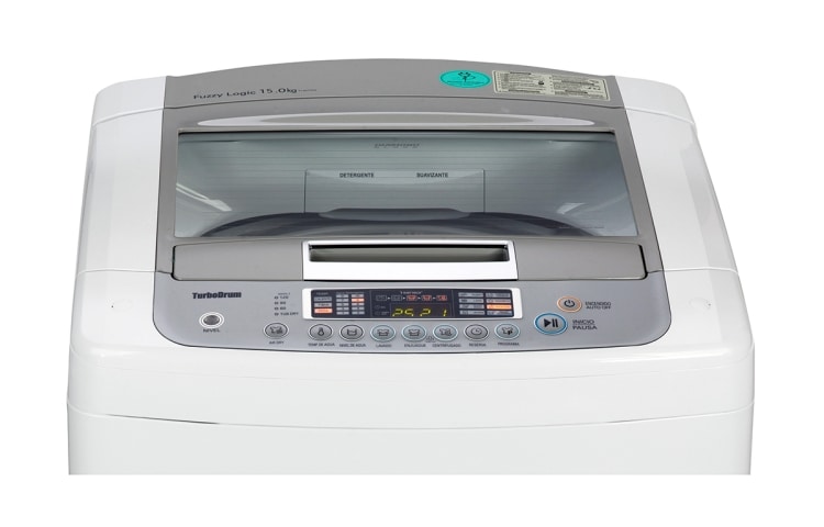 LG Lavadora de 15 Kg con tecnología Turbo Drum, T1507TPX