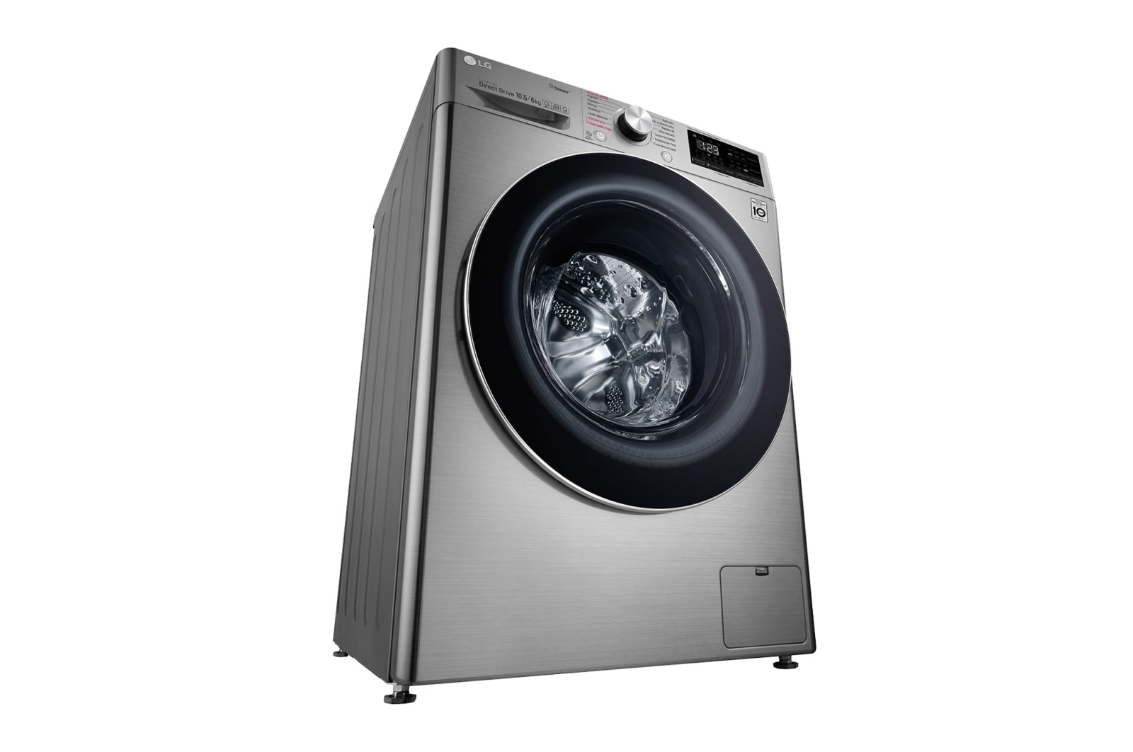 LG Lavadora-Secadora Carga Frontal con Tecnología Steam, motor Inverter Direct Drive y capacidad de 10,5 kilos de Lavado y 6 de Secado., WD10VVC4S6C