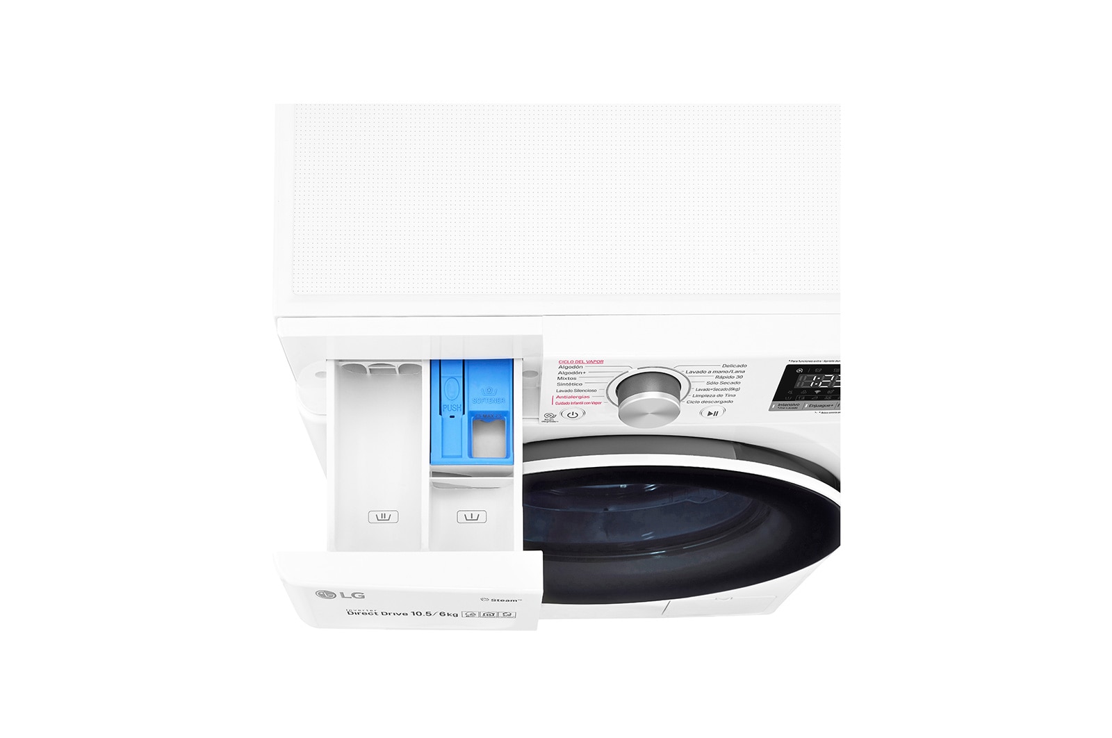 LG Lavadora Secadora 10,5Kg/6Kg con AIDD™, WD10WVC4S6